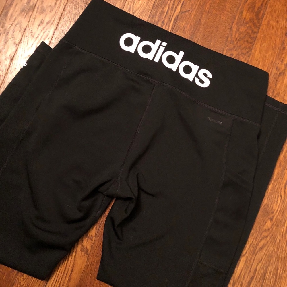 large Adidas workout leggings